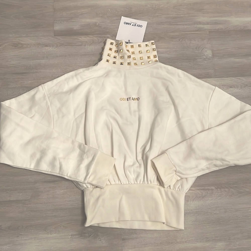 italian turtleneck loose sweater - felipe collo alto